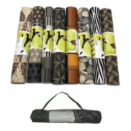 Colchoneta Yoga Mat Estampada + Bolsa Transportar 173x61x3mm