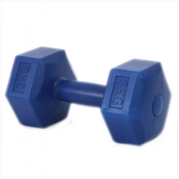 Mancuerna Hexagonal 3 kg Dumbbell Plstica Entrenar