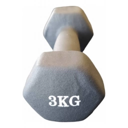 Mancuerna Hexagonal Dumbbell Recubierta 3 Kg