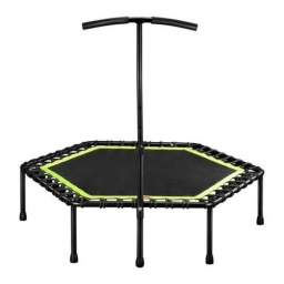 Trampolin Hexagonal Ejercicio Aerobico con Barra Pasamano