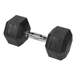 Mancuerna Hexagonal Engomada Dumbbell 40 Kg